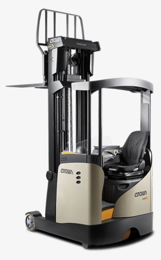Crown's Esr 5200 Series Sit-down Reach Truck With Moving