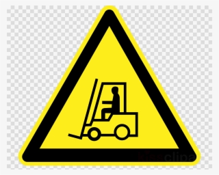 Forklift Sign Png Clipart Forklift Warning Sign Clip