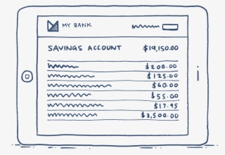 The Most Basic Banking Interface Simply Lists Transactions