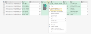 Remove Other Columns Importing And Exporting Data From