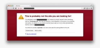 Your Connection Is Not Private