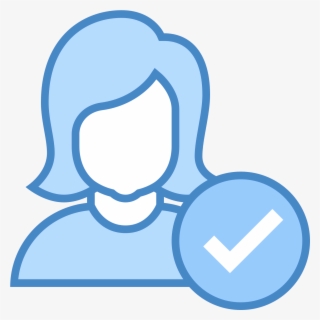 Checked User Female Icon