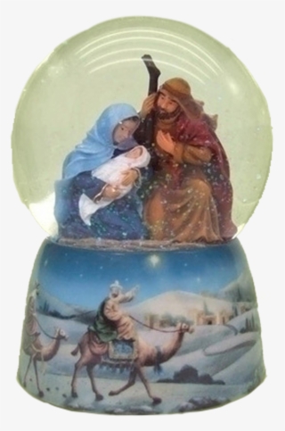 Holy Family Snowglobe