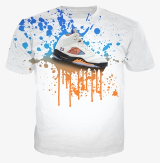 Barcelona 5 Shoe Splat White Tee