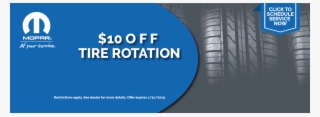 $10 Off Tire Rotation