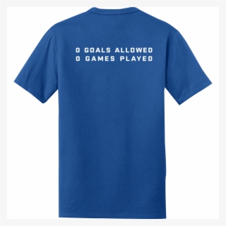 Tre White Goalie Academy Royal Tee