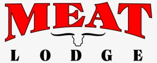 Meat Lodge Small Black Outline