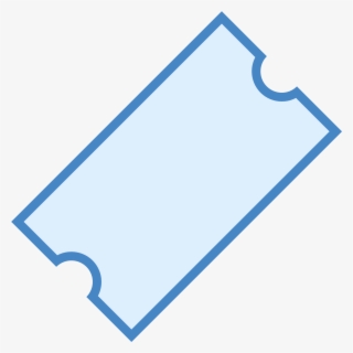 The Ticket Icon Starts As A Rectangle Shape