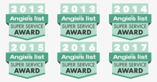 Angie's List Ssa Award 6yrs In A Row