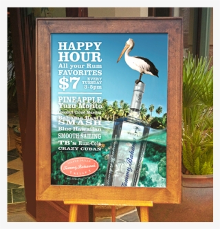 Tommy Bahama Restaurant Outdoor Advertising