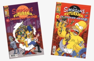 The Simpsons Futurama Crossover Crisis Ii German Logo