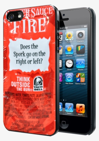 Taco Bell Sauce Fire Iphone 4 4s 5 5s 5c Case