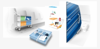 The Cabin Enhancements Also Included A Half Size Cart,