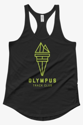 Black Satin Jersey Ladies' Shirttail Tank