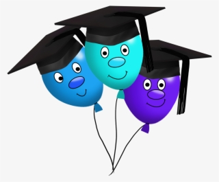 Balloons With Funny Faces And Caps