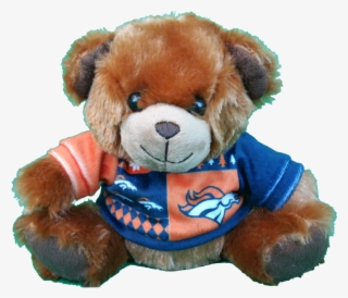 Denver Broncos Ugly Sweater Teddy Bear