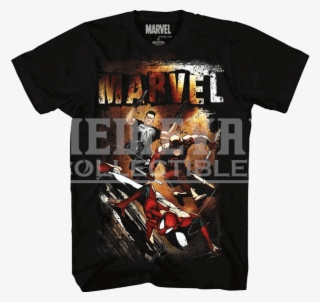 Marvel Team Up Spiderleap T Shirt