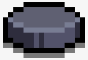 Hockey Puck - Pixel Art Black Widow