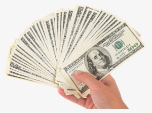 Holding One Hundred Dollar Bills