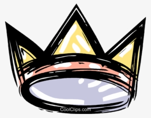 King's Crown Royalty Free Vector Clip Art Illustration - King Crown Logo