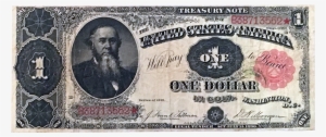 1891 Stanton Large One Dollar Treasury Coin Note
