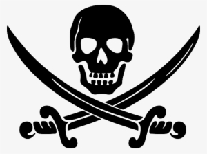 Skull, Swords, Crossed, Pirates, Pirate, Symbol - Pirate Clip Art