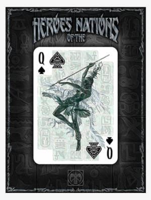 Heroes Of The Nations Playing Cards - Cartoon