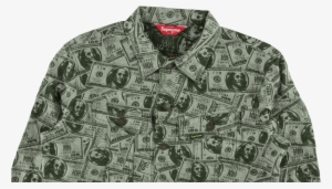 Supreme 100 Dollar Bill Trucker Jacket