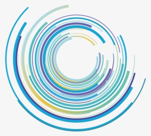 Color Technology Computer File - Round Logo Background Png