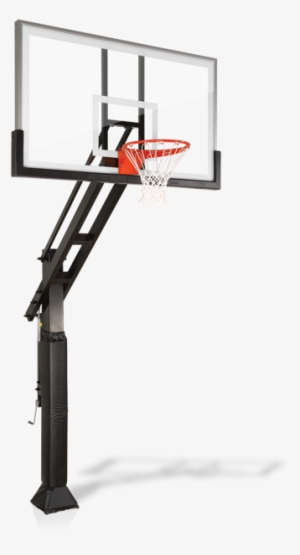 Pro Dunk® Platinum Basketball Goal - False Triple Threat In-ground Adjustable Basketball