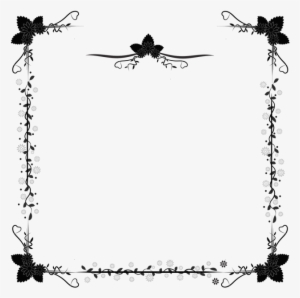 Border For Invitation Card 03, Border, Flower, Wedding