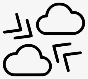 Arrow Direction Wind Storm Thunder Comments - Weather Icon For Air Pressure