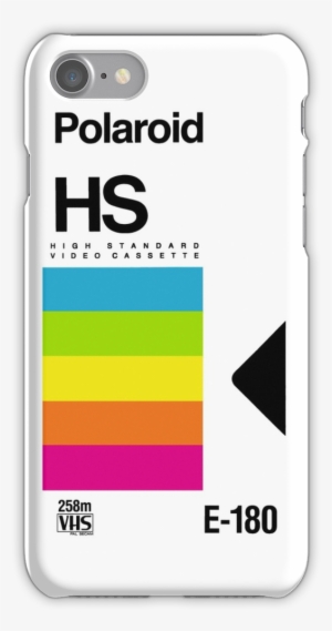 Retro Vhs Tape Vaporwave Aesthetic Iphone 7 Snap Case - Polaroid Vhs