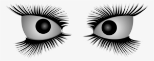 Clip Free Stock African Drawing Eye - Eyes Black And White Clipart