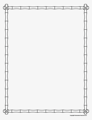 Bamboo Border Png Download - Page Borders For Word