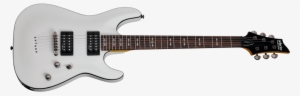 Best Electric Guitar Under $300 - Schecter Omen-6 Gloss White Guitar
