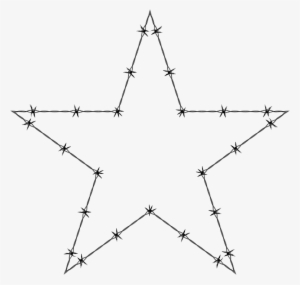 Medium Image - Star Barbed Wire Vector