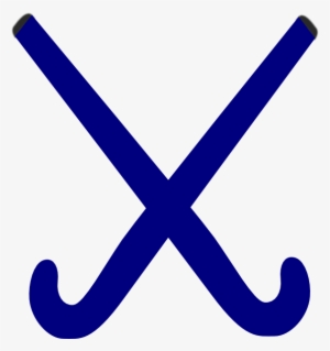Hockey Sticks Blue Clip Art - Blue Field Hockey Clipart