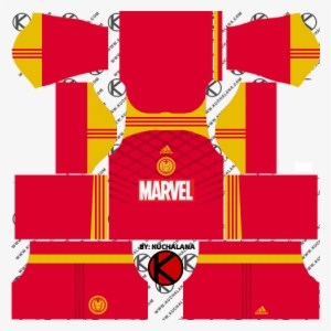 Adidas Marvel Iron Man, Hulk, Spider-man 2018 Kits - Dream League Soccer Kits Marvel