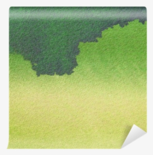 Abstract Watercolor Background Design Self-adhesive - Grass