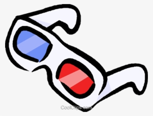 3d Glasses Royalty Free Vector Clip Art Illustration - 3d Glasses Clip Art