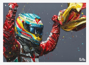 Alonso Paul Oz Hand Embellished Art - Paul Oz Alonso