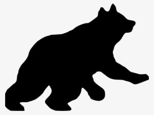 Grizzly Bear Clipart Silhouette - Black Bear Clip Art