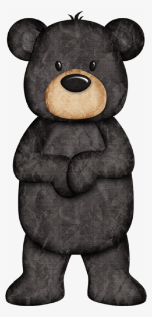 Jss Happycamper Black Png Pinterest Jsshappycamperblack - Black Bear Clipart Cute