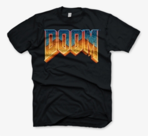 Doom Classic Logo T-shirt - T Shirt Doom