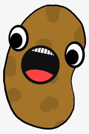 Weird Cartoonish Spotted Dude With Weird Eyes - Cartoon Potato Transparent