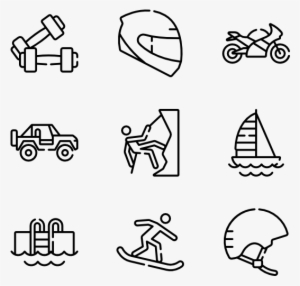 Extreme Sports - Laboratory Icons