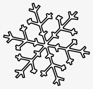 Clipart Sketch Huge Freebie Download For - Snowflake Outline Black And White