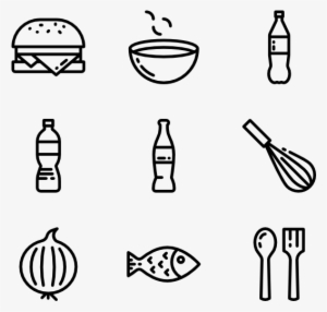 Food And Restaurant - Food Line Icon Png