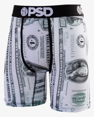 Hundred Dollar Bills Boxer Briefs - Psd Underwear